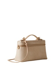 BORBONESE GEMINI Borsa bauletto piccola con tracolla sabbia - Borse Donna - 3