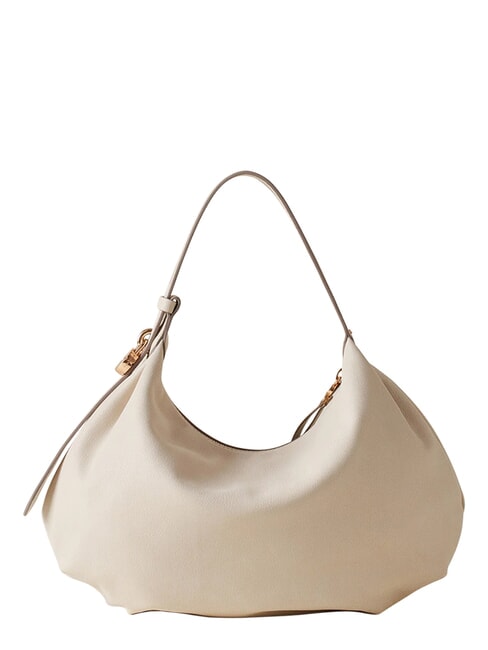 PRIVE Borsa a spalla, in pelle white cotton - Borse Donna