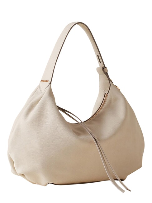 PRIVE Borsa a spalla, in pelle white cotton - Borse Donna