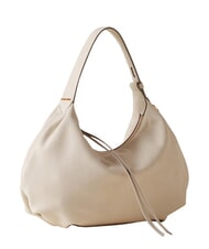 BORBONESE PRIVE Borsa a spalla, in pelle white cotton - Borse Donna - 3