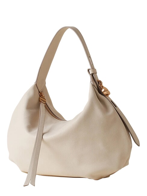 PRIVE Borsa a spalla, in pelle white cotton - Borse Donna