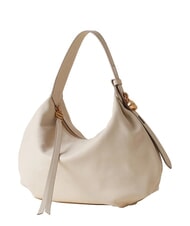 BORBONESE PRIVE Borsa a spalla, in pelle white cotton - Borse Donna - 4