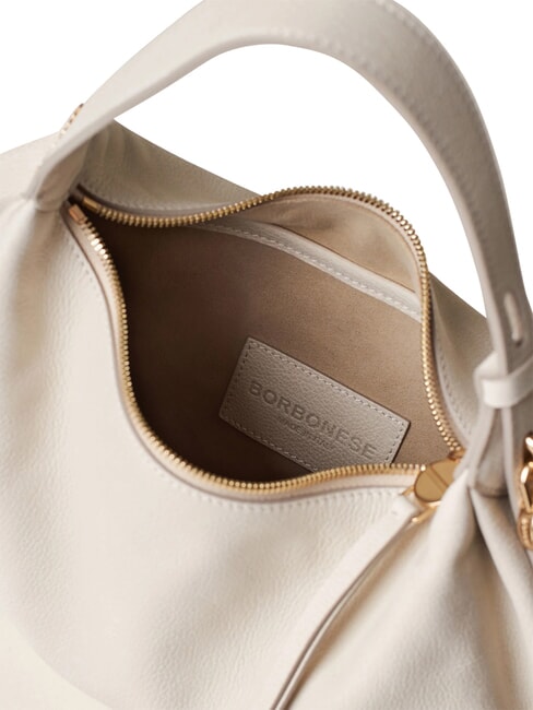 PRIVE Borsa a spalla, in pelle white cotton - Borse Donna