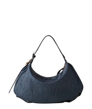BORBONESE PRIVE Borsa hobo a spalla blu lapis - Borse Donna - 2