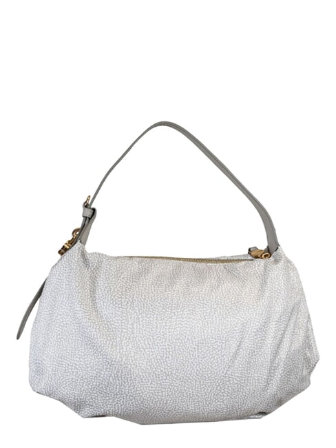 PRIVE Borsa hobo a spalla white cotton - Borse Donna