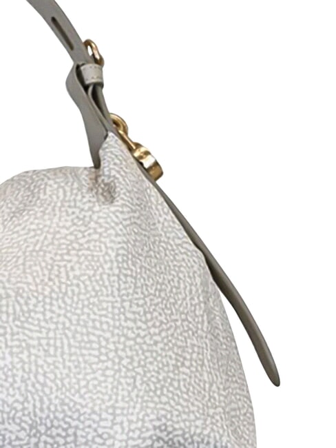 PRIVE Borsa hobo a spalla white cotton - Borse Donna