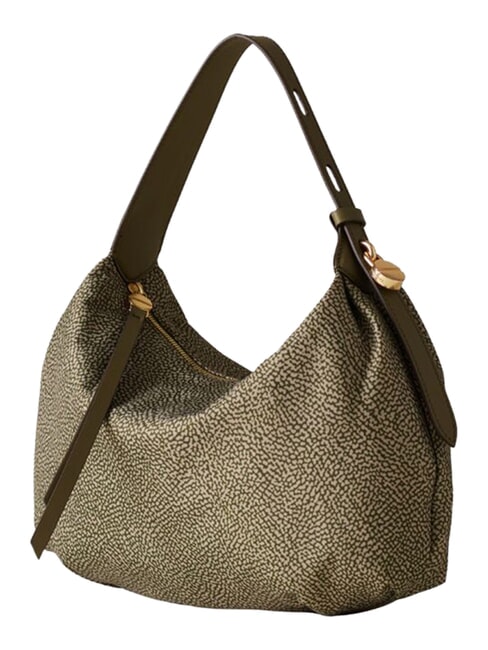 PRIVE Borsa hobo a spalla olive - Borse Donna
