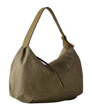 BORBONESE PRIVE Borsa hobo a spalla olive - Borse Donna - 4