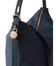 BORBONESE PRIVE Vertical Bag a spalla blu lapis - Borse Donna - 4