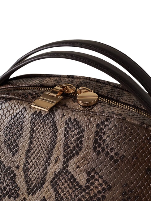 SEXY Borsa a mano, con tracolla, in pelle marrone/ebano - Borse Donna