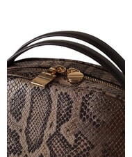 BORBONESE SEXY Borsa a mano, con tracolla, in pelle marrone/ebano - Borse Donna - 3