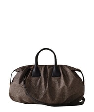 BORBONESE VIS-A-VIS Borsa maxi a mano, con tracolla OP/NATURALE/NERO - Borse Donna - 2