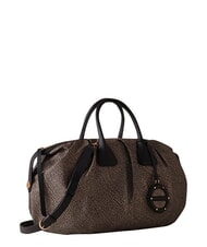 BORBONESE VIS-A-VIS Borsa maxi a mano, con tracolla OP/NATURALE/NERO - Borse Donna - 3