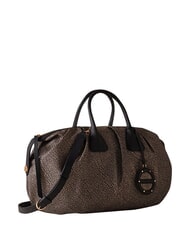 BORBONESE VIS-A-VIS Borsa maxi a mano, con tracolla OP/NATURALE/NERO - Borse Donna - 4