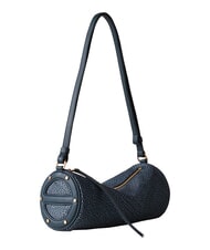 BORBONESE VIS-A-VIS Borsa piccola a spalla blu lapis - Borse Donna - 3