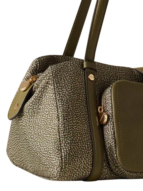 POCHE Borsa a bauletto a spalla olive - Borse Donna