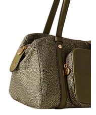 BORBONESE POCHE Borsa a bauletto a spalla olive - Borse Donna - 4