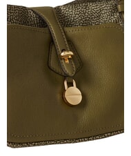 BORBONESE POCHE Borsa a bauletto a spalla olive - Borse Donna - 5