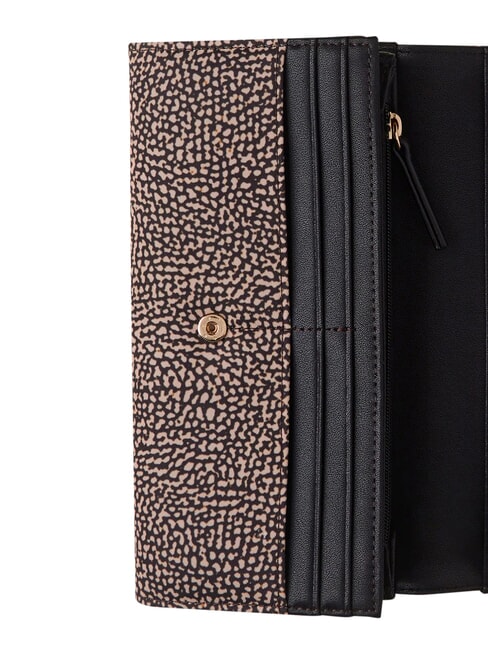 CLASSICA Portafoglio grande con patta OP/NATURALE/NERO - Portafogli Donna