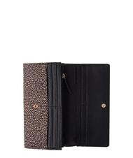 BORBONESE CLASSICA Portafoglio grande con patta OP/NATURALE/NERO - Portafogli Donna - 5