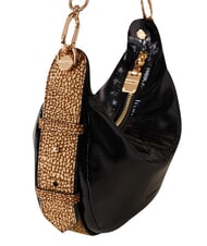 BORBONESE OYSTER Borsa a spalla, in pelle NERO/OP NATURALE - Borse Donna - 4