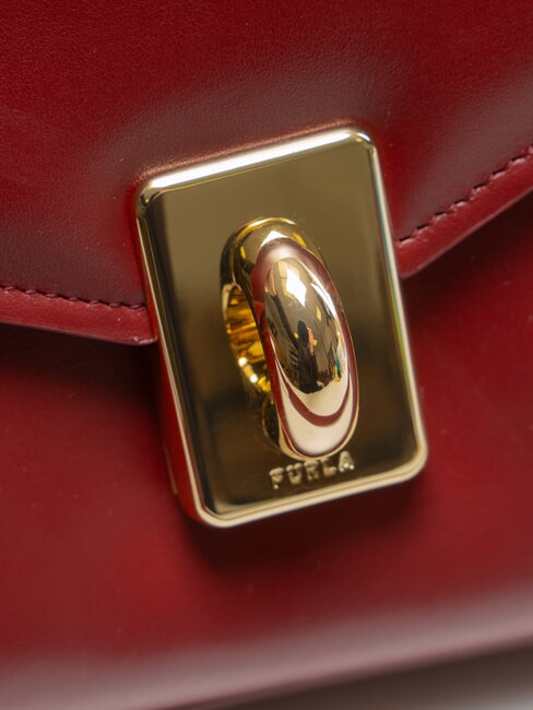 MERIDIANA  Borsa in pelle rubino - Borse Donna