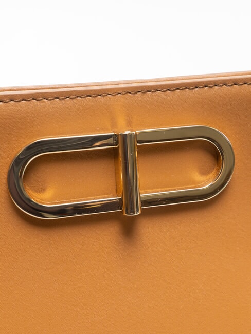 CAMPIONARIO - TEIA Borsa in pelle brandy - Borse Donna