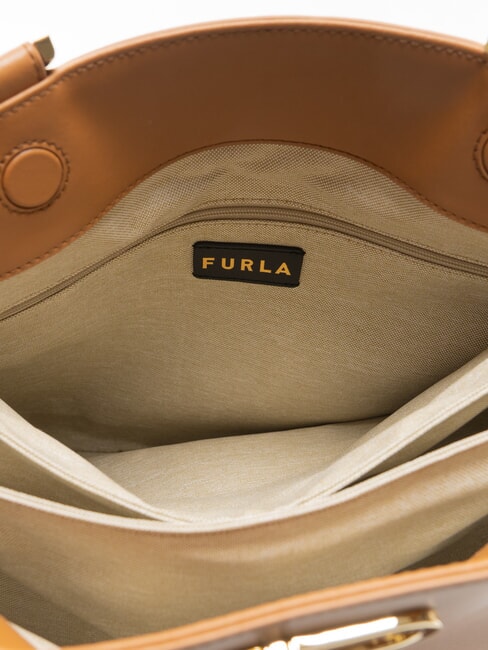 TEIA Borsa in pelle brandy - Borse Donna