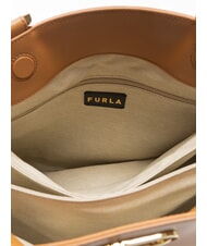 FURLA TEIA Borsa in pelle brandy - Borse Donna - 5