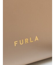 FURLA CAMPIONARIO - GENESI  Borsa in pelle, con tracolla greige - Borse Donna - 3