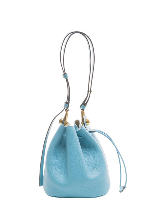 CAMPIONARIO - SFERA  Mini Secchiello in pelle cobalto - Borse Donna
