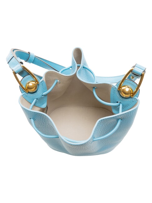 CAMPIONARIO - SFERA  Mini Secchiello in pelle cobalto - Borse Donna