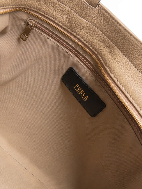 SFERA  Shopper in pelle greige - Borse Donna