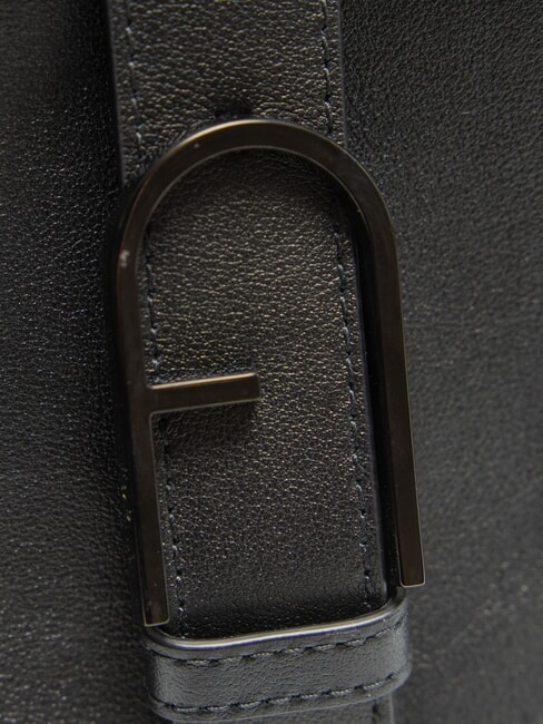 CAMPIONARIO - FLOW Borsa in pelle, a spalla Nero - Borse Donna