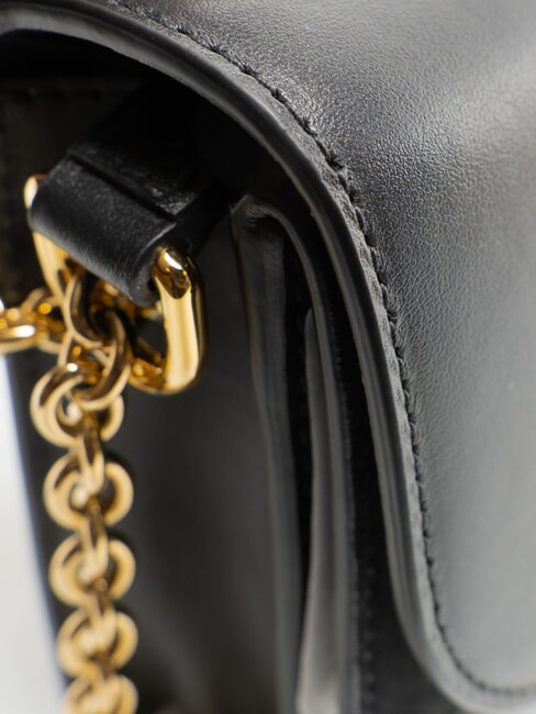 CAMPIONARIO - SFERA Mini Bag in pelle. a tracolla Nero - Borse Donna