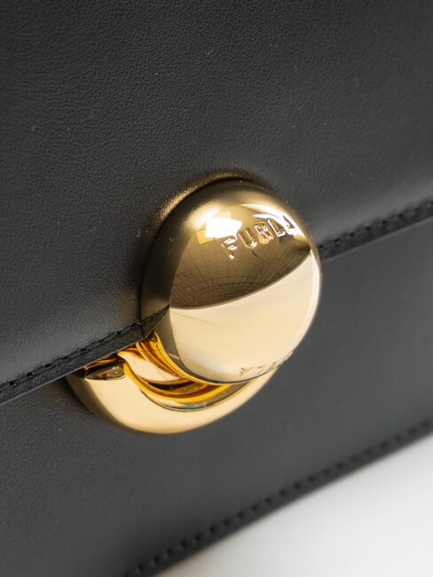 CAMPIONARIO - SFERA  Mini Bag a tracolla, in pelle Nero - Borse Donna