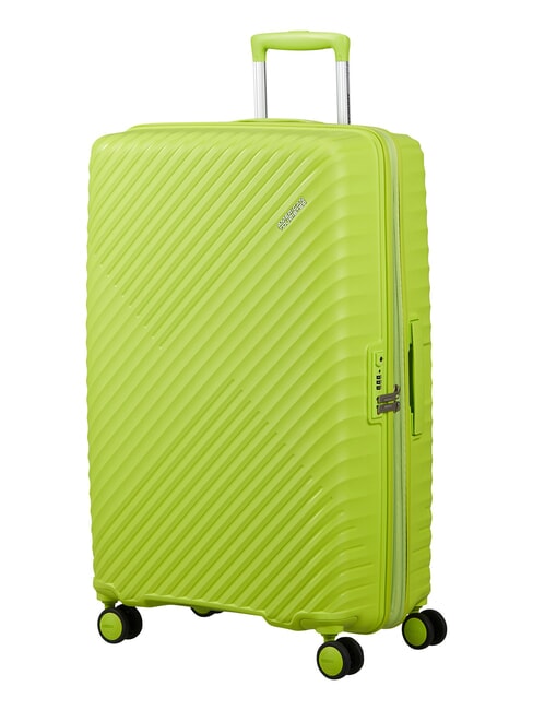 DIABLAST Trolley large, espandibile, chiusura TSA hyper lime - Trolley Rigidi