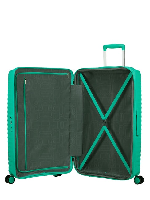 DIABLAST Trolley large, espandibile, chiusura TSA cyber aqua - Trolley Rigidi
