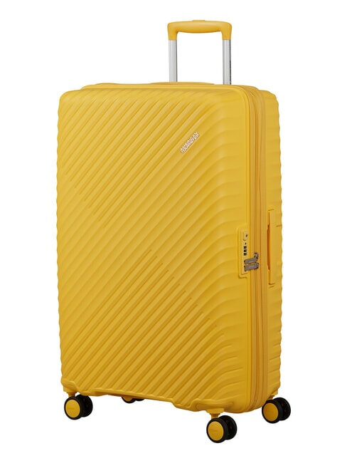 DIABLAST Trolley large, espandibile, chiusura TSA digital yellow - Trolley Rigidi