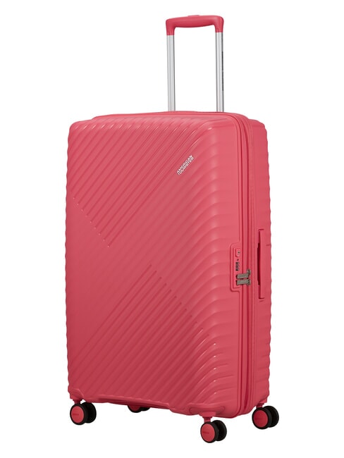 DIABLAST Trolley large, espandibile, chiusura TSA pink glitch - Trolley Rigidi
