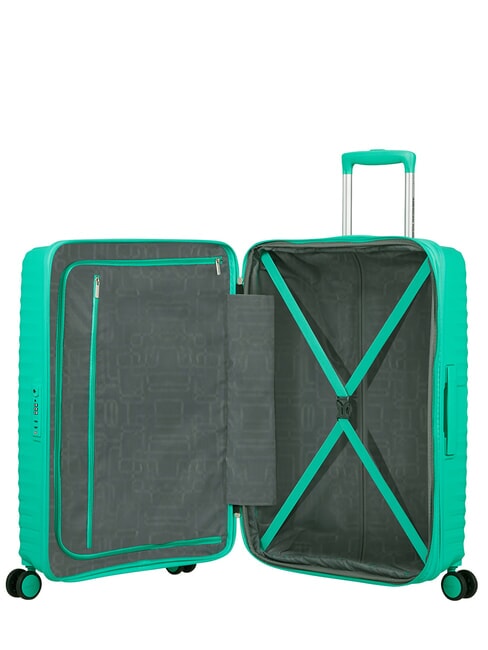 DIABLAST Trolley medio, espandibile, chiusura TSA cyber aqua - Trolley Rigidi