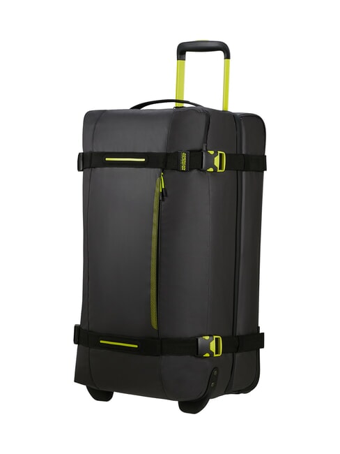 URBAN TRACK Borsone, medio, con ruote black/lime - Borsoni