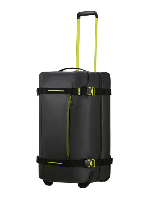 URBAN TRACK Borsone, medio, con ruote black/lime - Borsoni