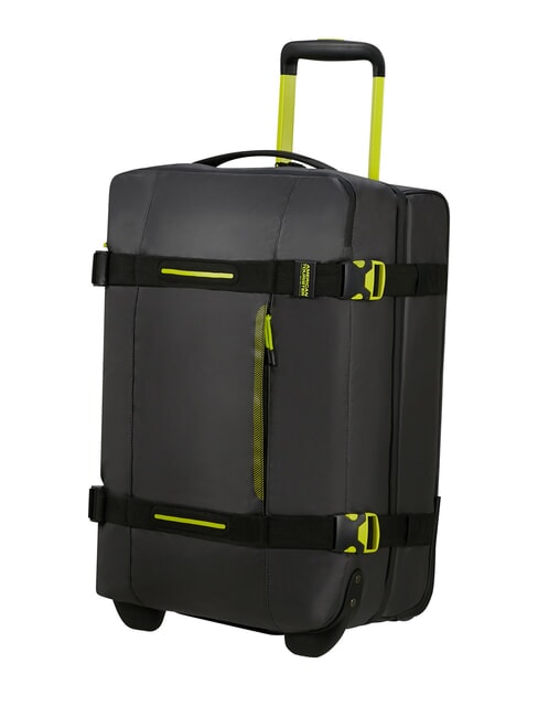 URBAN TRACK Borsone, bagaglio a mano, con ruote black/lime - Borsoni