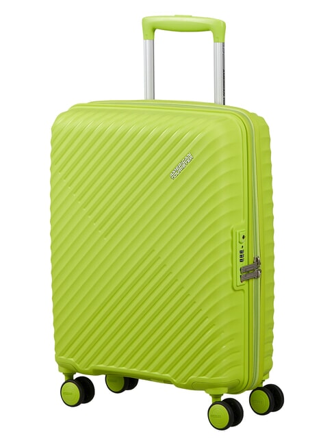 DIABLAST Trolley bagaglio a mano, chiusura TSA hyper lime - Bagagli a mano