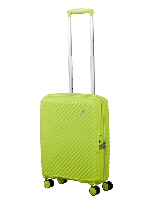 DIABLAST Trolley bagaglio a mano, chiusura TSA hyper lime - Bagagli a mano
