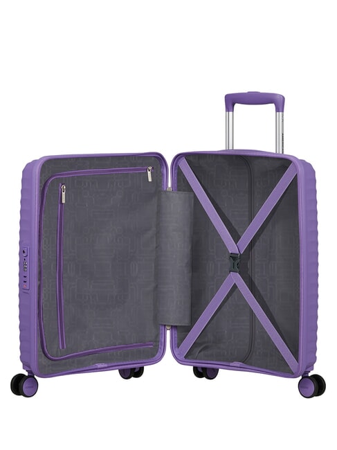 DIABLAST Trolley bagaglio a mano, chiusura TSA purple pulse - Bagagli a mano