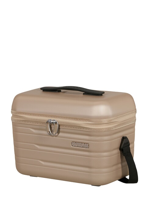 FLASHLINE Beauty case rigido con tracolla ivorygold - Beauty Case
