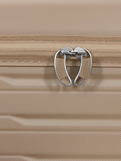 FLASHLINE Beauty case rigido con tracolla ivorygold - Beauty Case