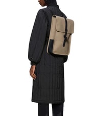 RAINS BACKPACK MINI Zaino impermeabile beige - Zaini Scuola & Tempo Libero - 4